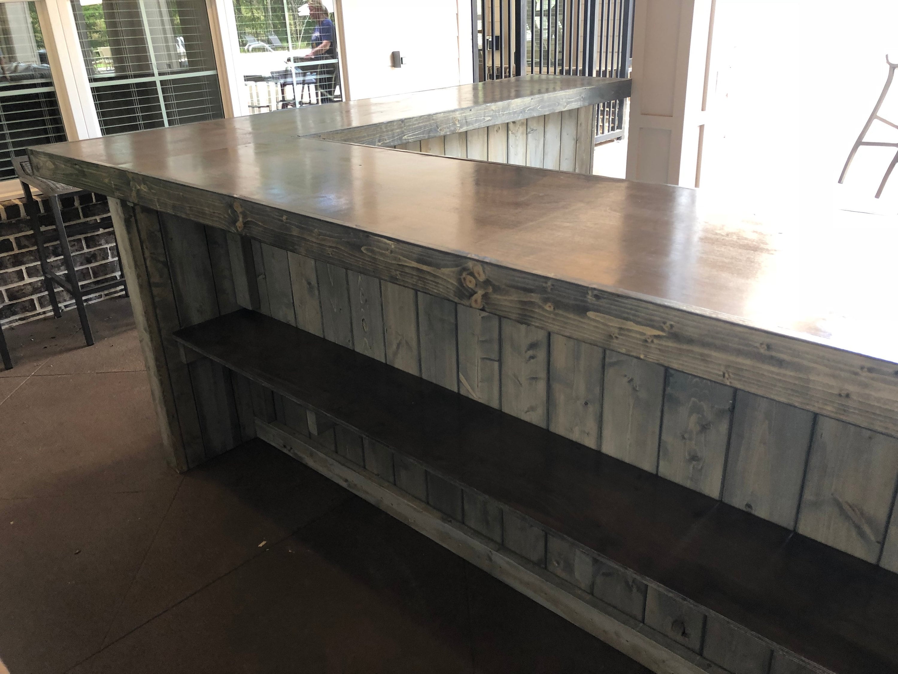 The Shabby Barn Reverse L 9 X 9 Foot Shabby Chic Rustic Barn Wood