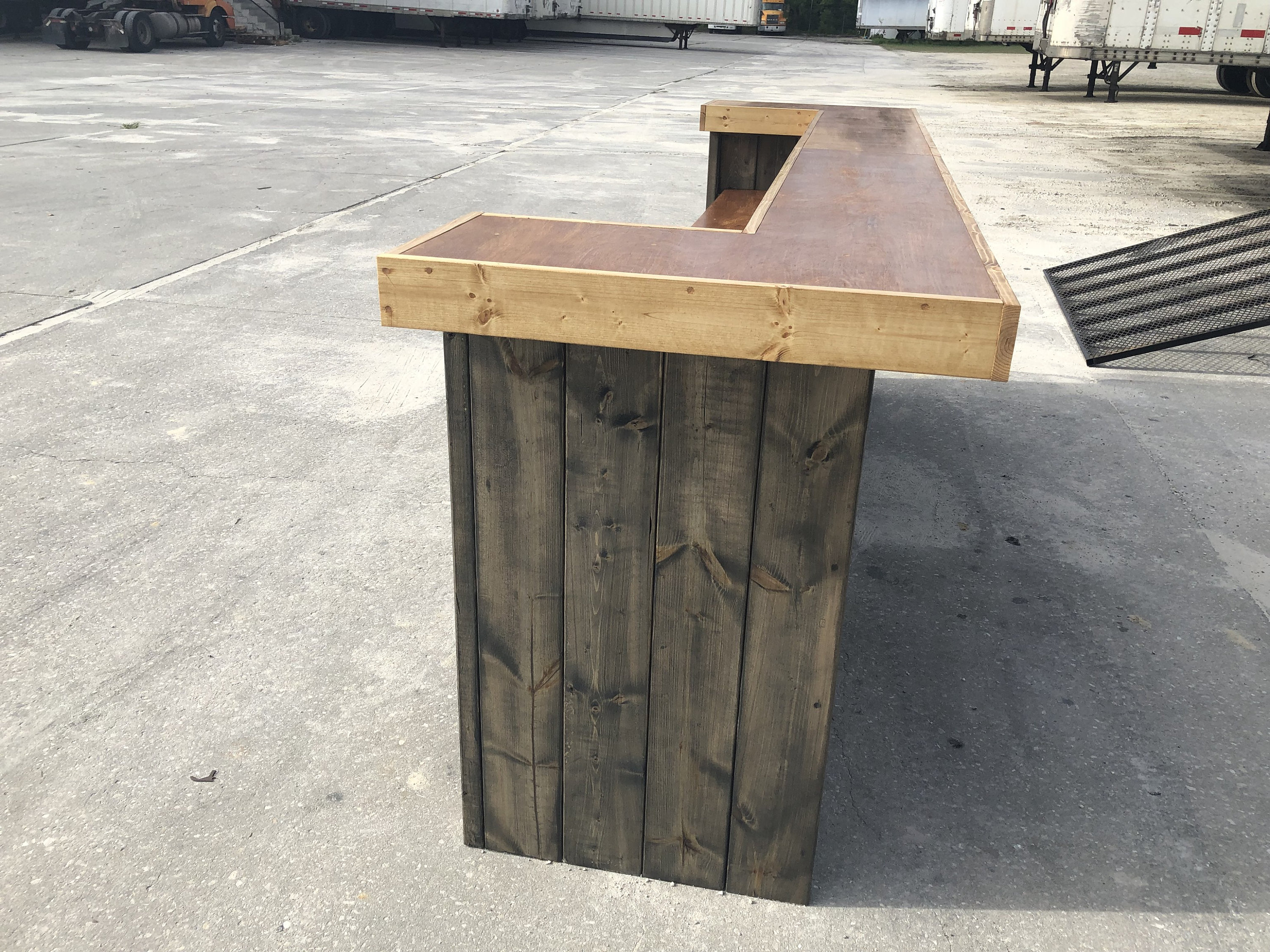 The Ethan 10 Foot Rustic Barnwood Look 2 Person Level