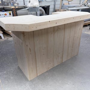 Aurora Unfinished Home Bar