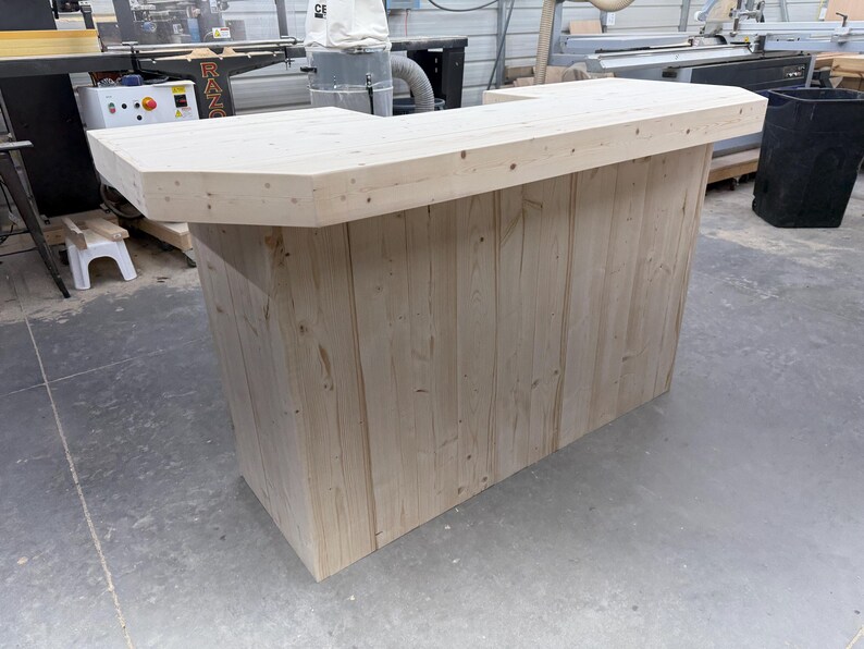 Aurora Unfinished Home Bar