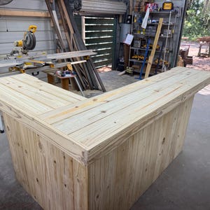 Outdoor Kitchen L Shape Small – Home Bar