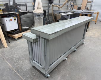 Metal Kitchen Covered Patio Home Bar