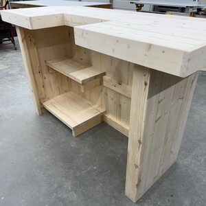 Aurora Unfinished Home Bar