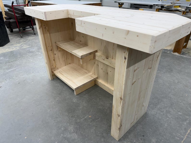 Aurora Unfinished Home Bar