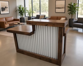 Lavonne Metal Sales Counter - with Privacy Tower & ADA drop