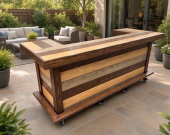 Thomas U Shape Finished Home Bar