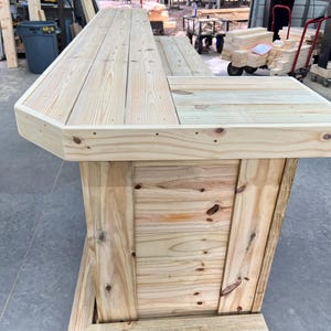 Thomas L Shape Large Outdoor Home Bar - Etsy