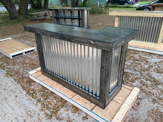 Wood and metal sale bar