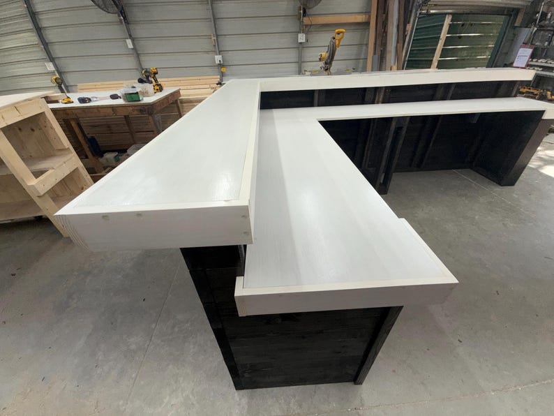 Collin L Shape Large Indoor Home Bar - Etsy