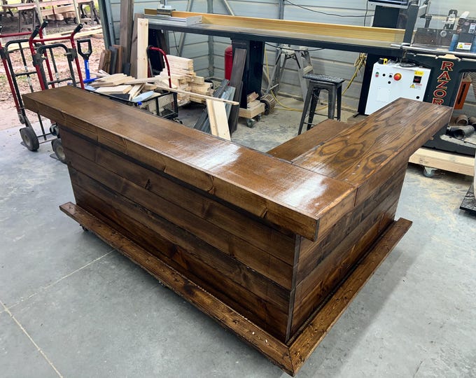 Featured listing image: Collin Horizontal Home Bar Medium with 2 levels & L Shape