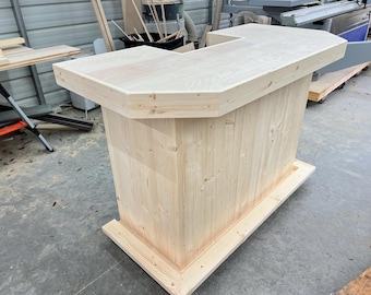 Unfinished Aurora Indoor Home Bar