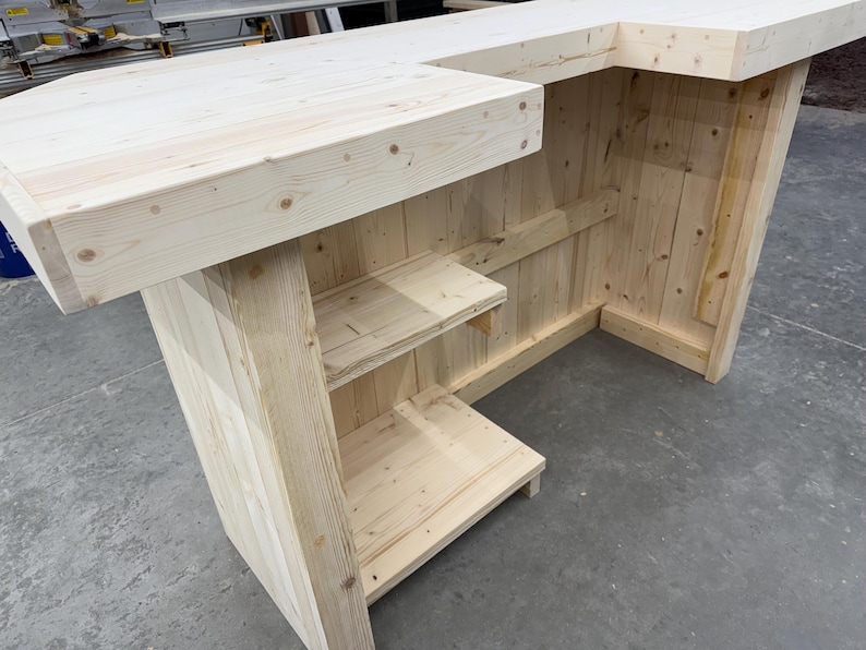 Aurora Unfinished Home Bar