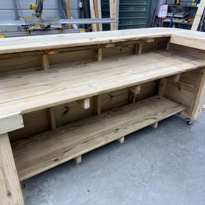 Thomas L Shape Outdoor Home Bar - Etsy