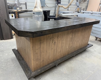 Mini Mega U Shape Covered Patio Home Bar
