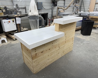 Lavonne Sales Counter - with Privacy Tower & ADA drop
