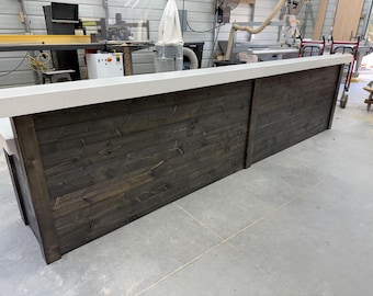 The Deluxe - Large front reception 2 level reception desk