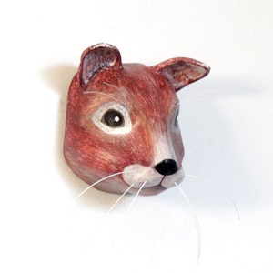 Squirrel Paper mache animal wall decoration image 3