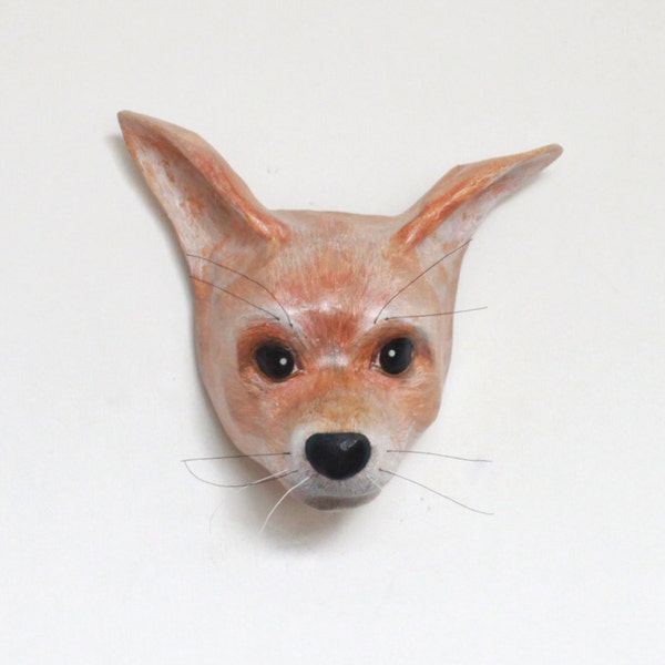 3D Custom, chihuahua, portrait de chien / support mural, sculpture d'art, fausse taxidermie