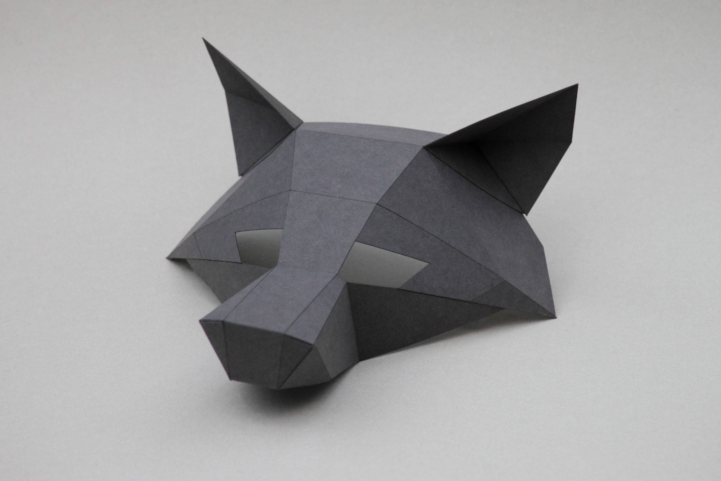 Wolf Mask Half Face main image 0