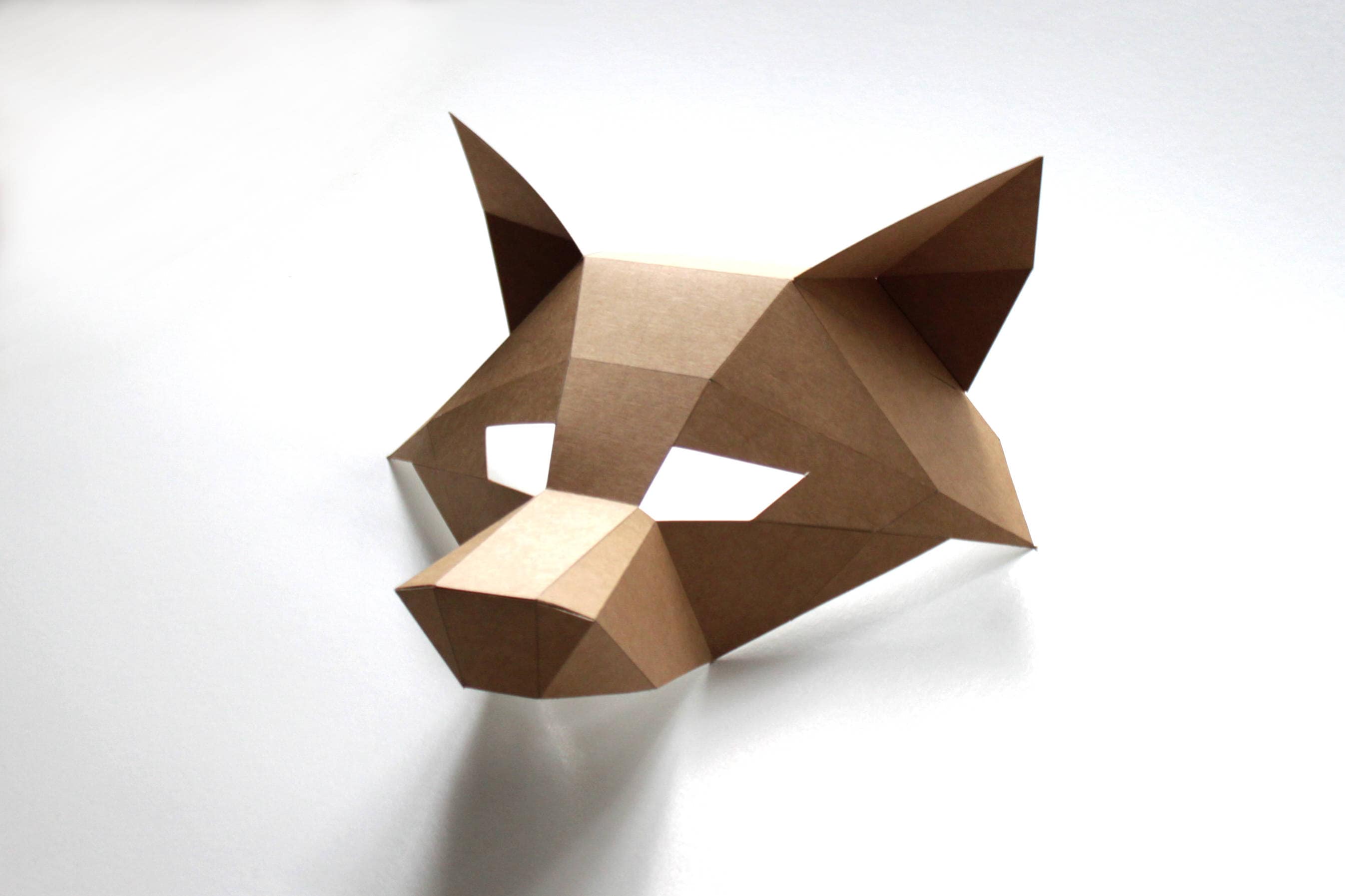 Wolf Mask Half Face main image 1