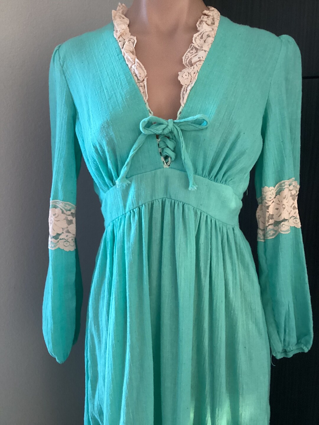 Vintage Gauze Gunne Style Dress Etsy