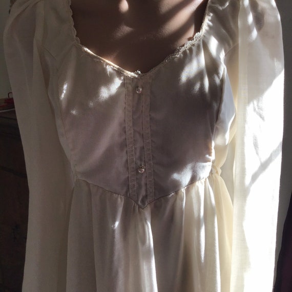 Vintage Gunne Sax Dress Wedding Midi Boho Festival - image 2