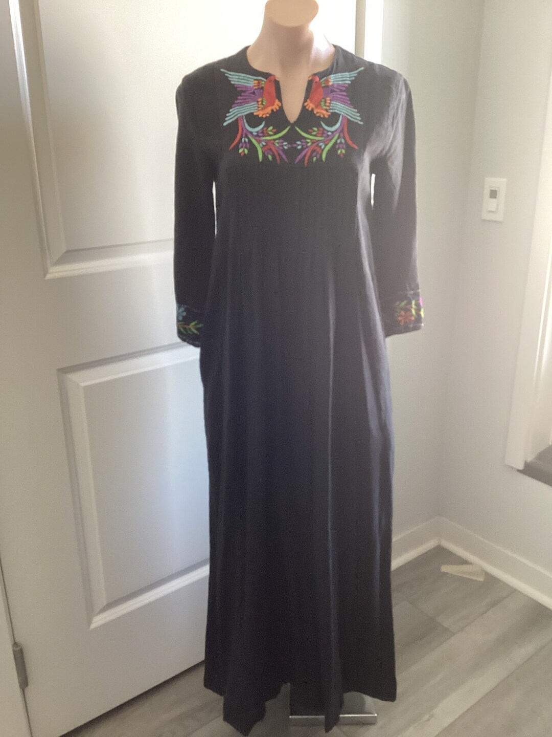 Vintage Ramona Rull Kaftan Embroidered 1970s Boho - Etsy