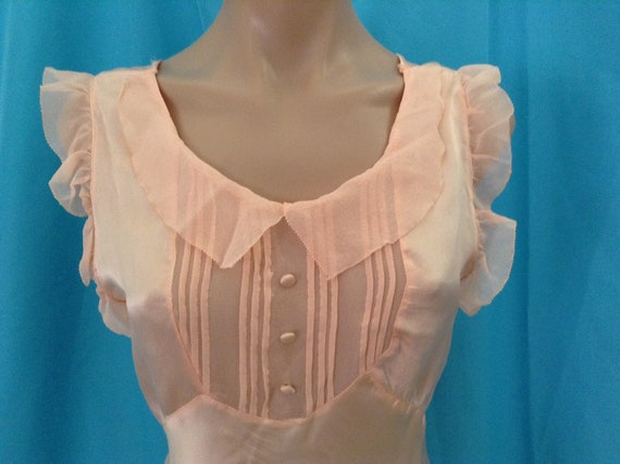 Vintage Silk Pajamas 1940s Hollywood Loungewear