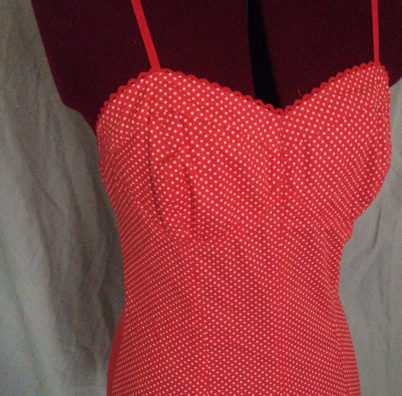 Vintage Pin up Bodysuit Corset Romper Rockabilly - image 4