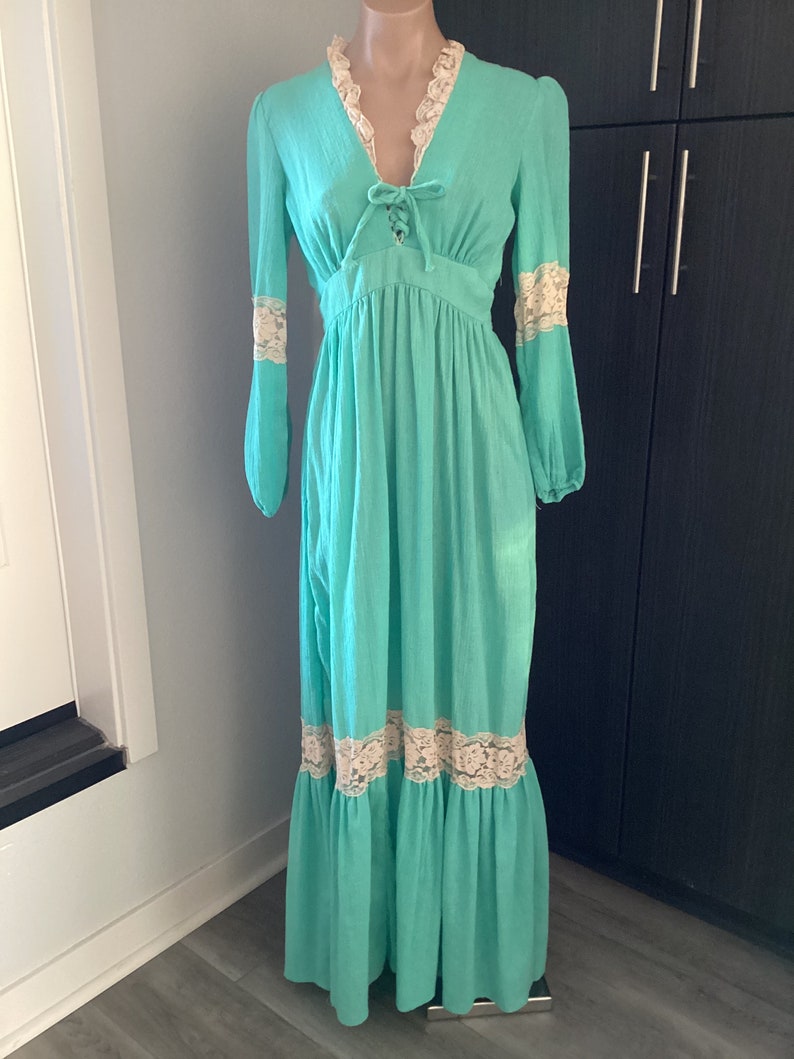 Vintage Gauze Gunne Style Dress Etsy