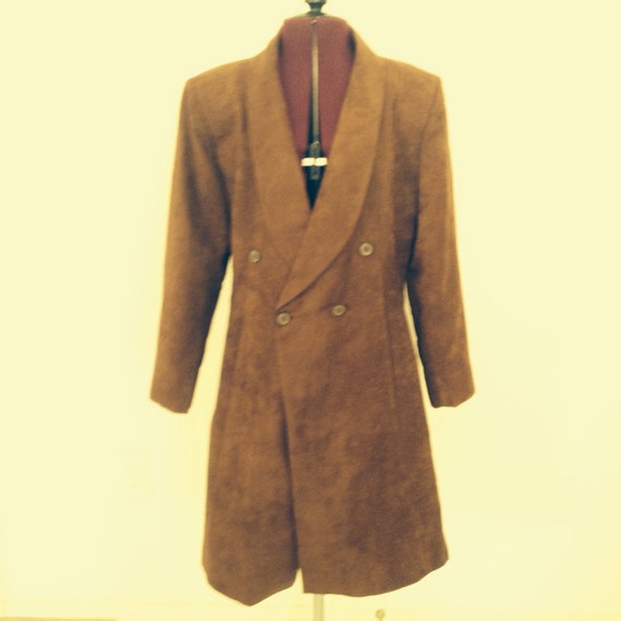 Vintage Faux Suede Coat custom made - image 1