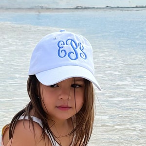 Childrens Hat  |Embroidered Hat | Monogrammed Hat, Personalized Hat, Custom Hat, Kids Hat | Cute Personalized Baseball Cap for Kids