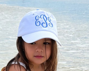 Childrens Hat  |Embroidered Hat | Monogrammed Hat, Personalized Hat, Custom Hat, Kids Hat | Cute Personalized Baseball Cap for Kids