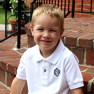 Boys | Children&#39;s Monogrammed Polo