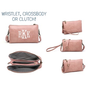 Monogram Wristlet | Monogram Wristlet Wallet| Personalized Wristlet | Personalized Gift | Gift for Her | Wristlet Wallet| Clutch purse