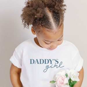 Daddy's Girl T-Shirt Dad and Daughter Tees Father's Day Gift Daddy Daughter Tops DTG Print image 1