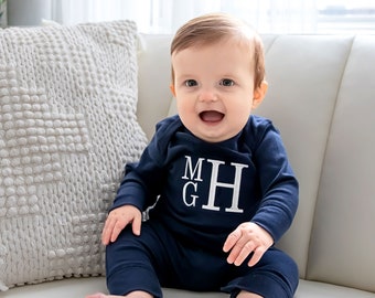 Personalized Full Bodysuit for Infant | Monogrammed Full Baby Bodysuit| Baby Gift NB-24 Months | Multiple Colors