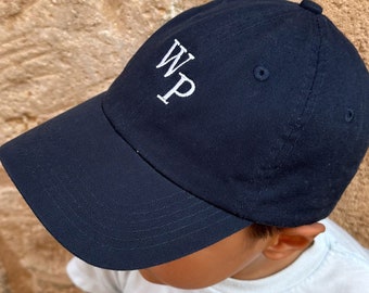 Youth Mini Monogrammed Bellamy Baseball Cap | Monogram Toddler Hat | Personalized Baseball Cap for Children | Personalized Gift | Youth Hat