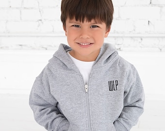 Monogrammed Infant | Toddler Full-Zip Hooded Sweatshirt