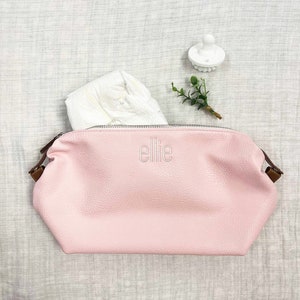 Monogram Baby Essential Pouch | Diaper Bag Organizer | Personalized Pouch Baby Shower Gift New Mom New Baby Gift Ideas | Personalized Baby