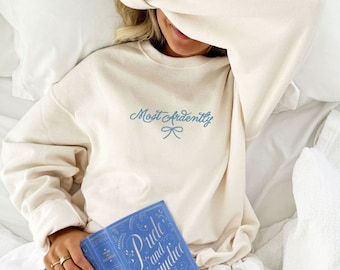 Most Ardently Embroidered Gemma Crewneck Sweatshirt | Jane