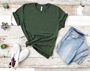 bella canvas blank tees