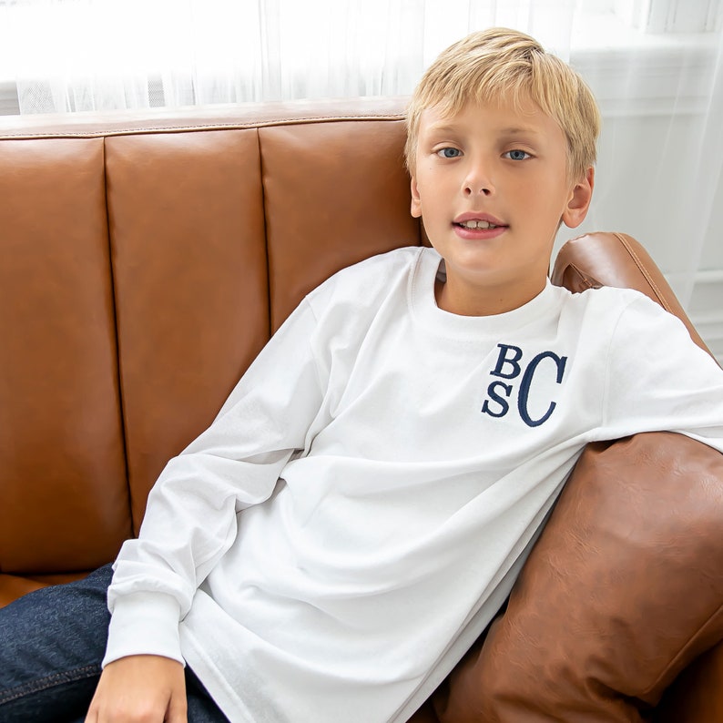 Custom Inked Mesh Boys Long Sleeve Shirt
