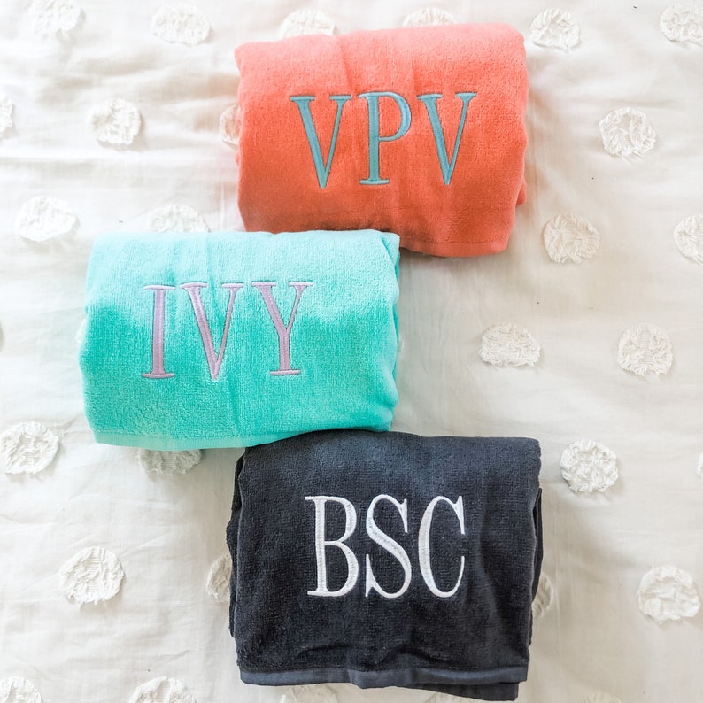 SEmbroideredBoutique Beach Towel - Thumbnail 2