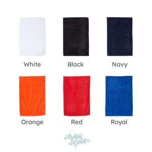 Personalized Gym Towel | Monogrammed Cotton Sport Towel image 5