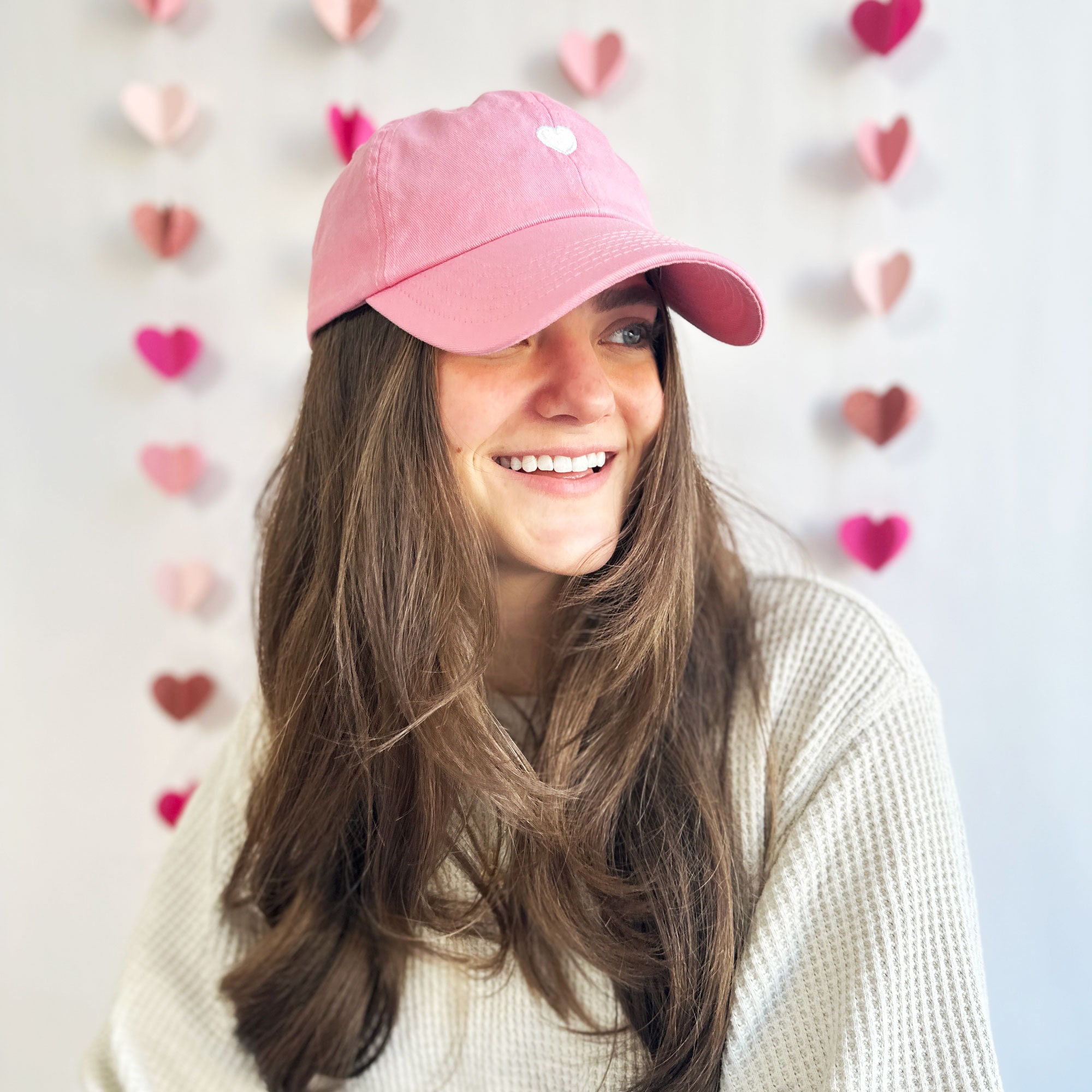 Embroidered Mini Heart Baseball Cap | Valentine
