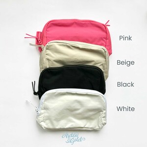 Evie Crossbody Bag | Personalized Belt Bag | Mini Initial Fanny Pack - Etsy