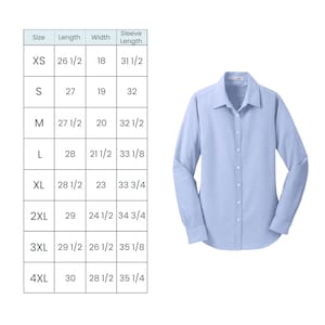 Mini Monogram Ladies Oxford Button Down | Ladies Monogrammed Woven ...