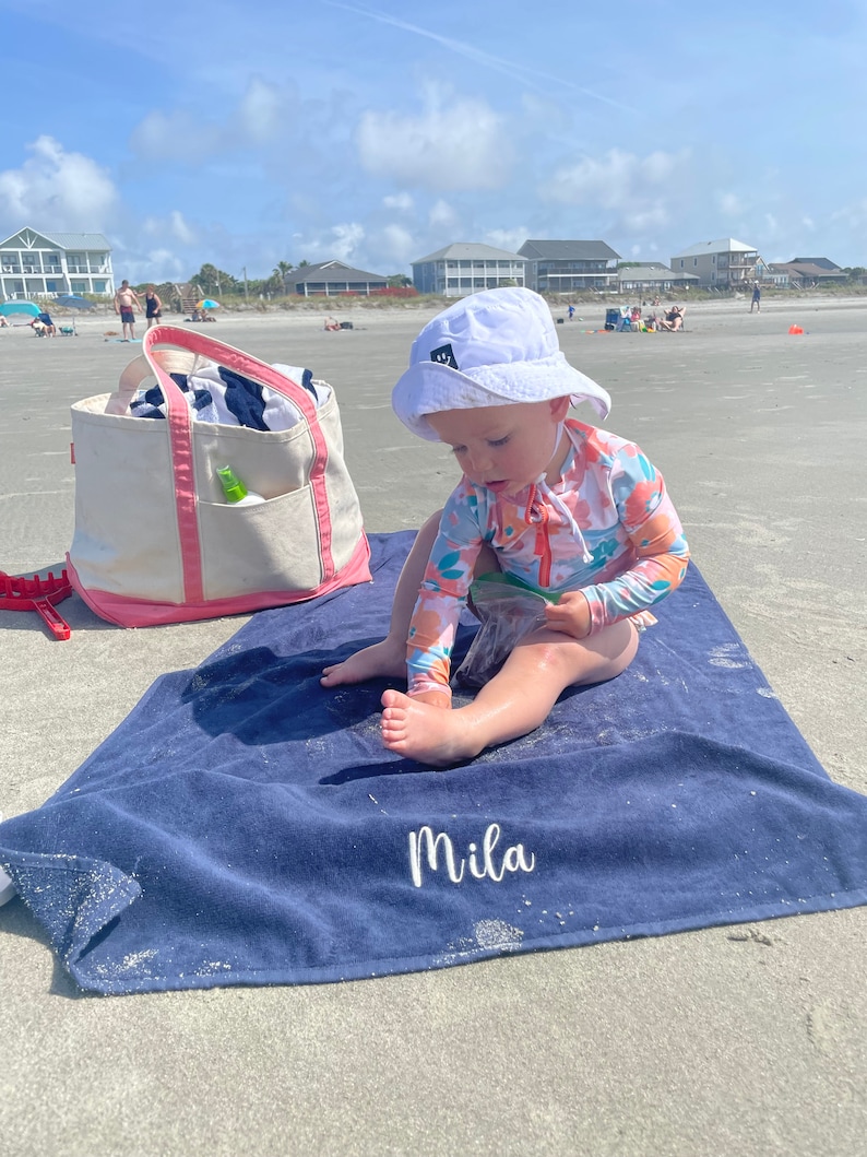 SEmbroideredBoutique Beach Towel - Thumbnail 3