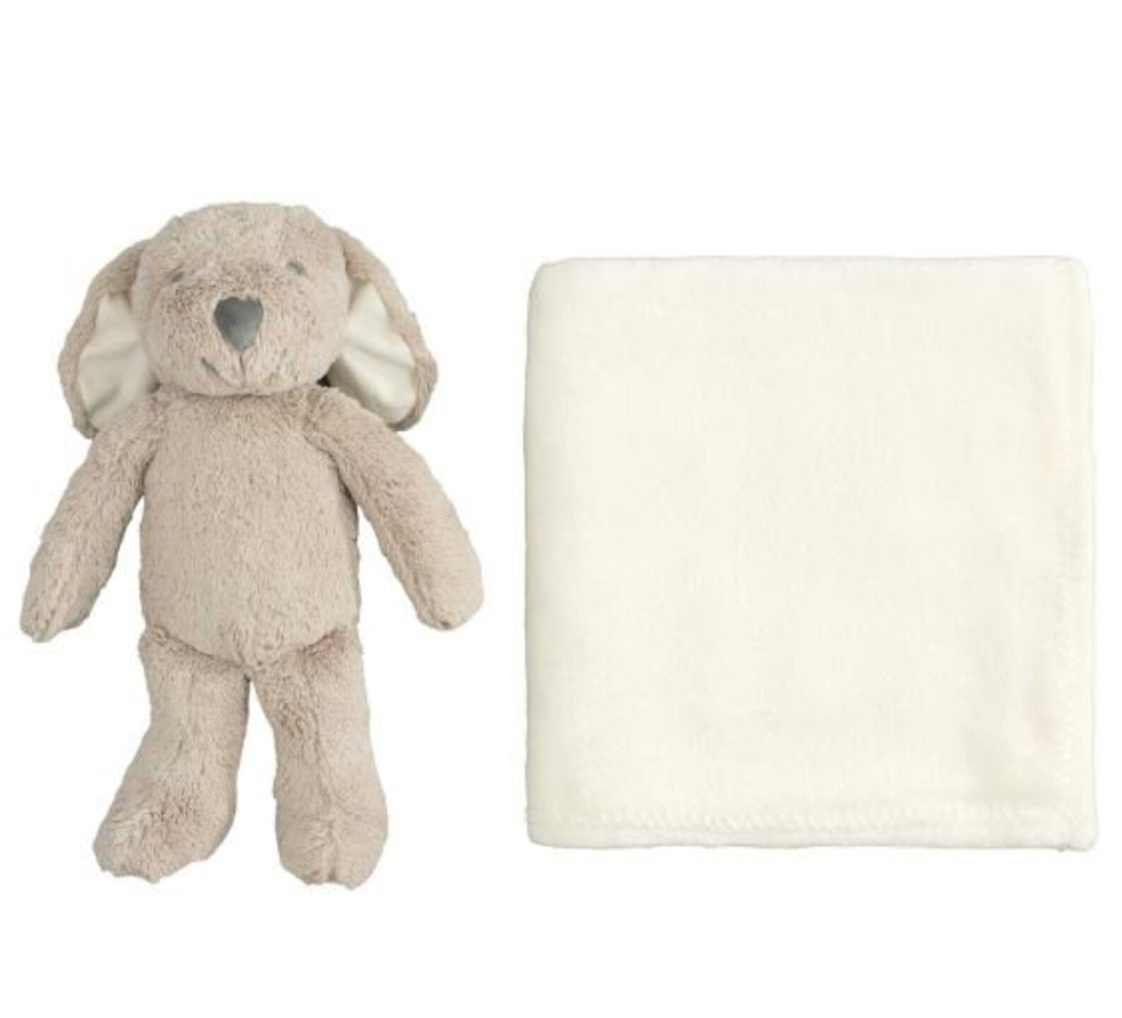 Bedtime Puppy Huggie Personalized Baby Blanket with Plush Etsy